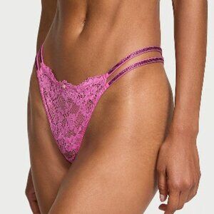 NWT Victoria's Secret Panty Twinkle Strap Brazilian Size XL